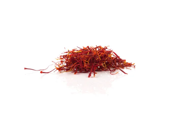 Dried saffron spice isolated — Stock Photo, Image