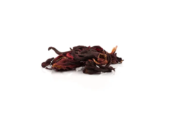 Heap of aromatic Hibiscus tea, — Stock Photo, Image