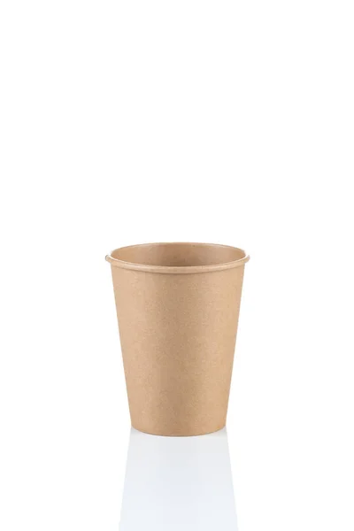 Empty Paper cups background — Stock Photo, Image