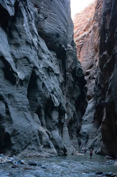 Narrows Zion National Park Wandelen — Stockfoto
