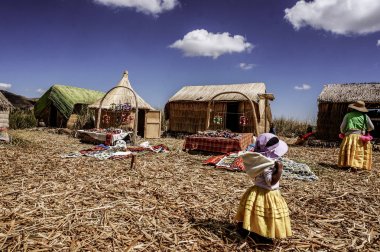 Titikaka Gölü Uros Adaları