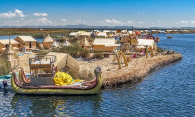 Titikaka Gölü Uros Adaları