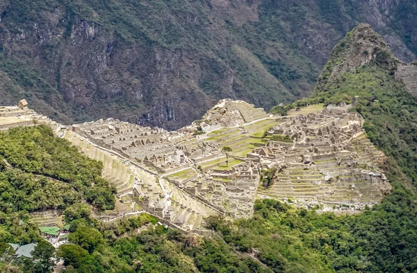 Machu Picchu Vista Dalla Porta Del Sole — Foto Stock