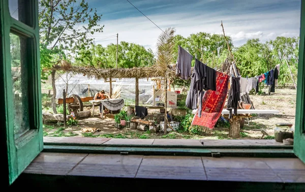 Blick Von Außen Unser Zimmer — Stockfoto