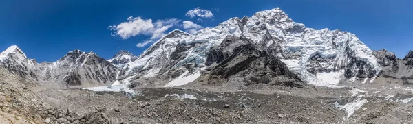 Dag Van Ebc Trek Panoramische Van Everest Base Camp — Stockfoto