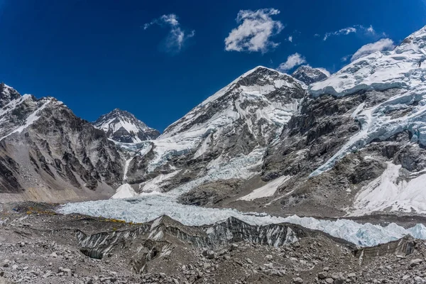 Day Ebc Trek Base Camp Khumbu Glacier — Stock Photo, Image