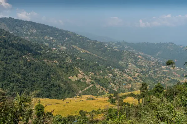 Rurales Nepal Rellenos de montañas —  Fotos de Stock