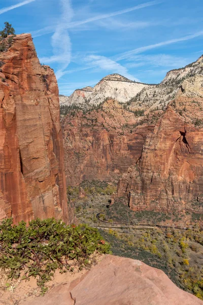 Angel 's Landing em Sião NP, Utah — Fotografia de Stock