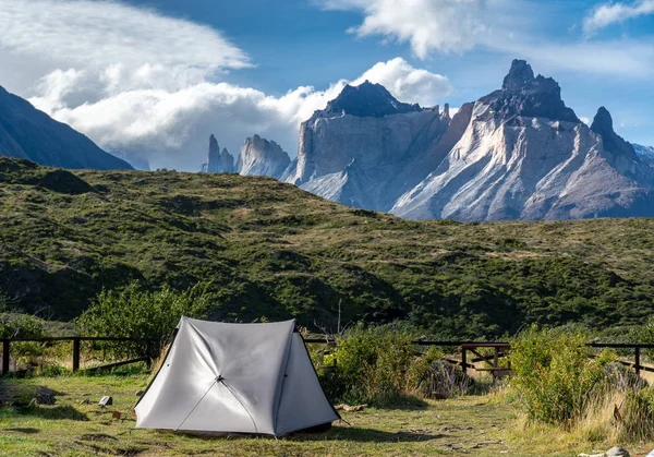 Torres Del Paine Trek Patagonia Chile South America — 스톡 사진