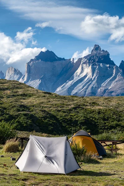 Torres Del Paine Trek Patagonii Chile Ameryka Południowa — Zdjęcie stockowe