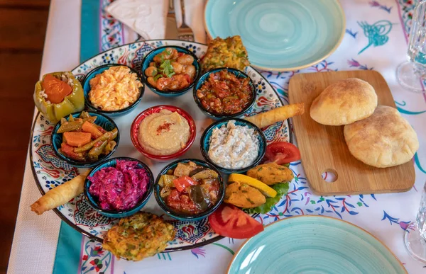 Cozinha turca Mezze Placa — Fotografia de Stock