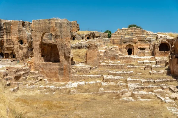 Necrópolis de Dara fuera de Mardin, Turquía — Foto de Stock