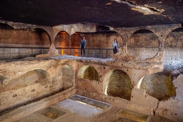 Dara Necropolis fora de Mardin, Turquia — Fotografia de Stock