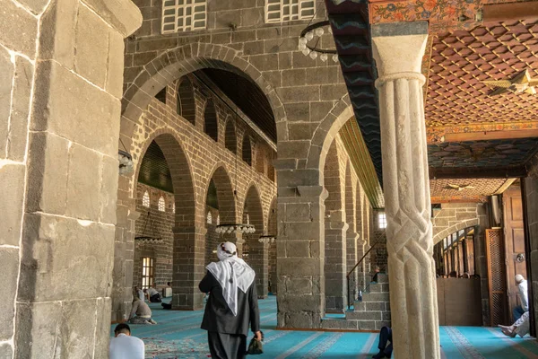 Belső Ulu-mecset a Diyarbakir — Stock Fotó
