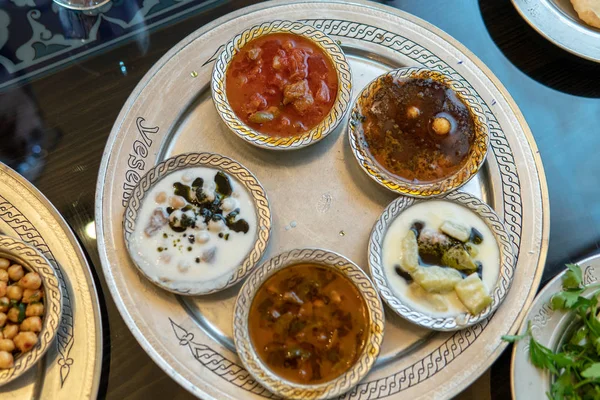 Разнообразие супов в Газиантепе — стоковое фото