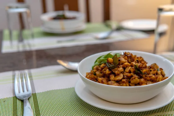 素食南部印地安人饭食 — 图库照片