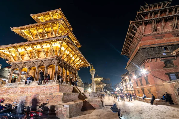 Praça Durbar em Patan, Kathmandu, Nepal — Fotografia de Stock