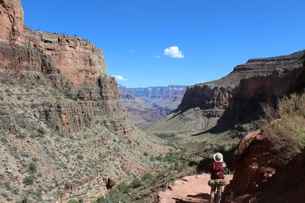 Backpacking in World's End State Park — Stock Photo, Image