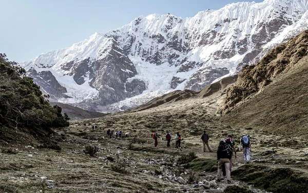 Salkantay hegyi túra, Peru — Stock Fotó