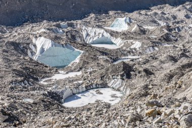 Lobuche 'dan Gorak Shep' e, Nepal