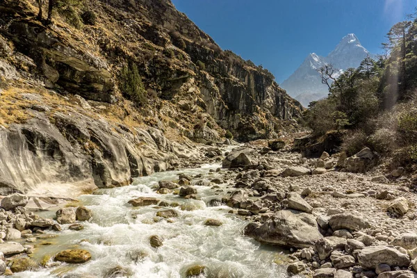 Tengboche 'dan Dingboche' a, Nepal 'e