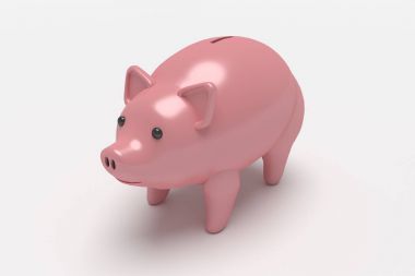 Pembe seramik kumbara