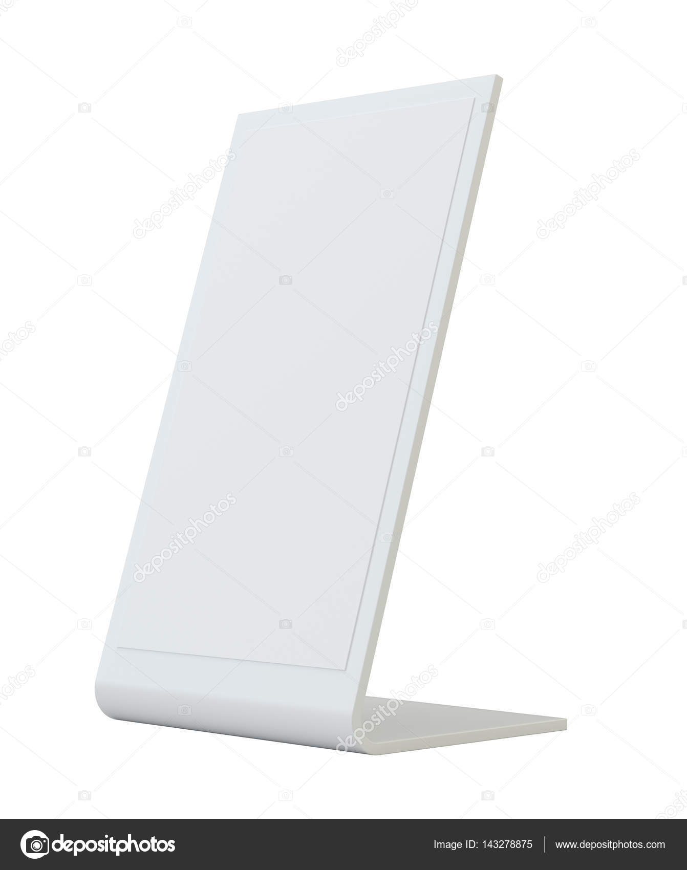 Download Blank flyer mockup plastic holder — Stock Photo © mirexonlife #143278875