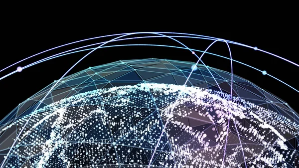 Global network internet technologies.
