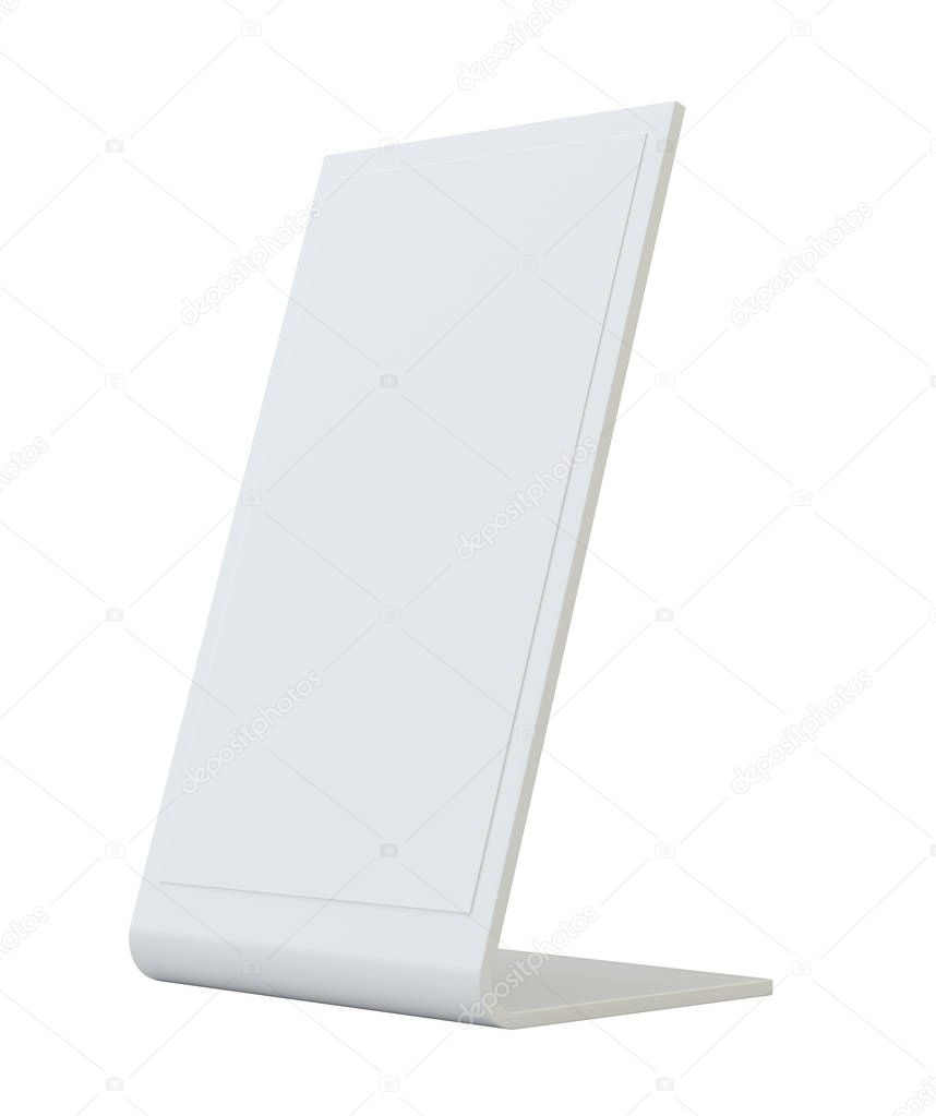 Download Blank flyer mockup plastic holder — Stock Photo © mirexonlife #143278875