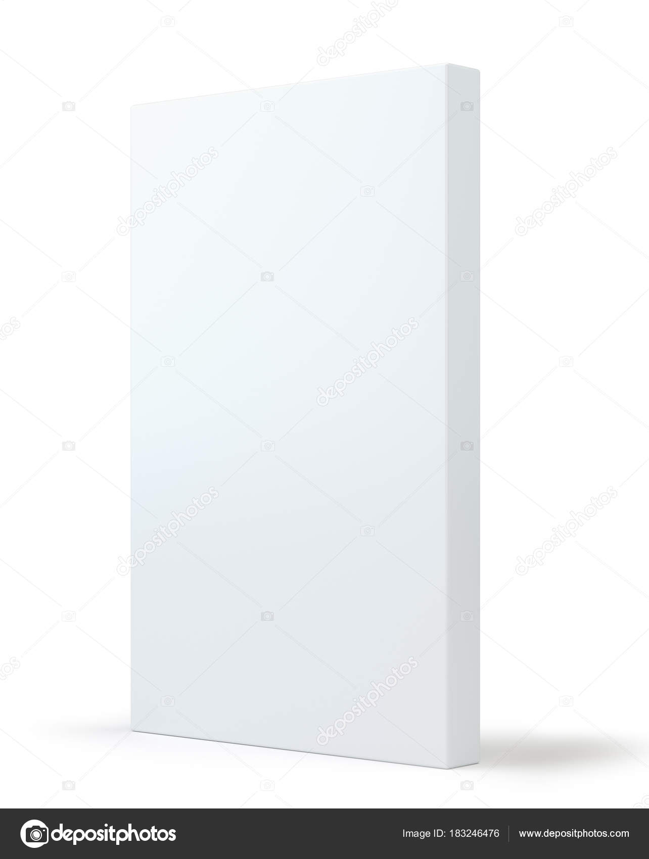 Download White box package mockup with shadow for your design ...