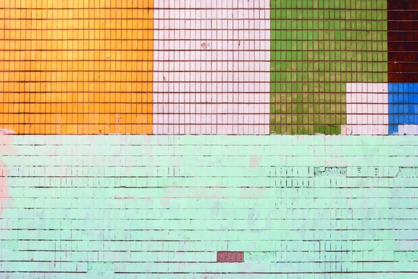 Renkli fayans eski ev arkaplanı