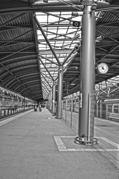 Moscow Russia 2019 Aeroexpress Train Domodedovo International Airport Station Moscow — Stock Photo, Image