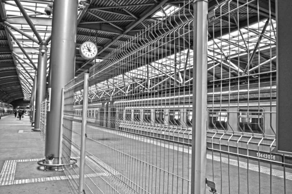 Moscow Russia 2019 Aeroexpress Train Domodedovo International Airport Station Moscow — Stock Photo, Image