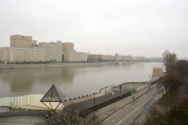 Moskau Russland 2019 Das Gebäude Des Verteidigungsministeriums Der Russischen Föderation — Stockfoto