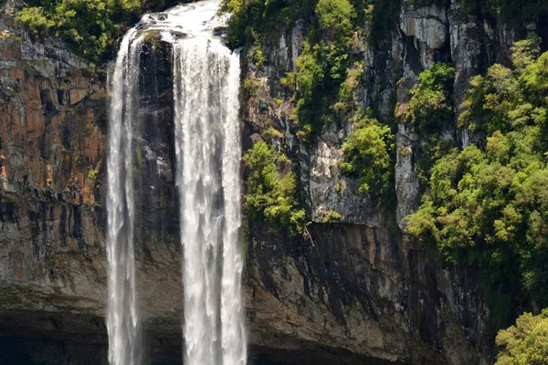 Vue Cascade Caracol Cascata Caracol Dans Parc Serra Canela City — Photo