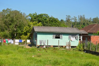 Brezilya 'nın güneyindeki kenar mahalle, Rio Grande do Sul, Brezilya