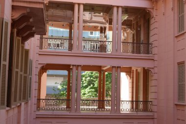 Porto Alegre, Rio Grande do Sul, Brezilya: 12 / 12 / 2019: The Casa de Cultura Mario Quintana (Ccmq - Mario Quintana Kültür Evi), orijinal adıyla Hotel Majestic, tarihi bir Brezilya binasıdır. 