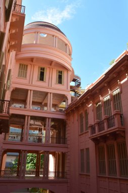 Porto Alegre, Rio Grande do Sul, Brezilya: 12 / 12 / 2019: The Casa de Cultura Mario Quintana (Ccmq - Mario Quintana Kültür Evi), orijinal adıyla Hotel Majestic, tarihi bir Brezilya binasıdır. 