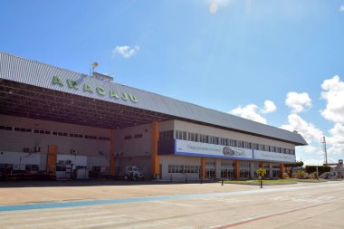 Aracaju,Sergipe, Brazil - 13/12/2019: Aracaju Airport Santa Maria
