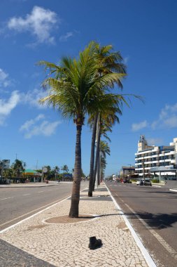 Arajacu, Sergipe, Brazil - 14/12/2019: Santos Dumont Avenue