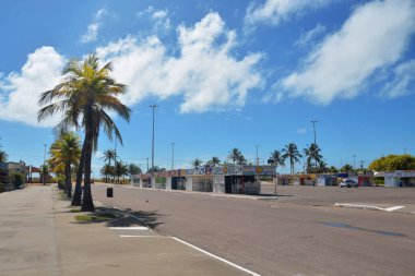 Arajacu, Sergipe, Brazil - 14/12/2019: Santos Dumont Avenue