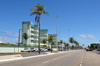 Arajacu, Sergipe, Brazil - 14/12/2019: Santos Dumont Avenue