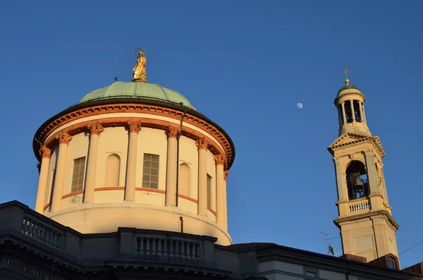 Bergamo Italië Uitzicht Kerk Chiesa Prepositurale Santa Maria Immacolata Delle — Stockfoto