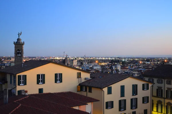 View Evening Bergamo Italy — Stok fotoğraf