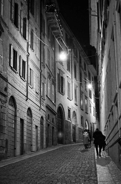 Bergamo Italy February 2020 Historical Street View Citta Alta Bergamo — стокове фото
