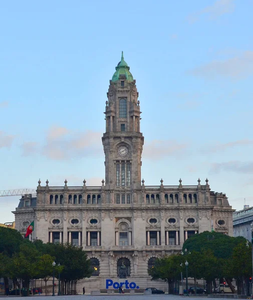 Porto Portugal 2020 Het Stadhuis Ligt Top Van Avenida Dos — Stockfoto