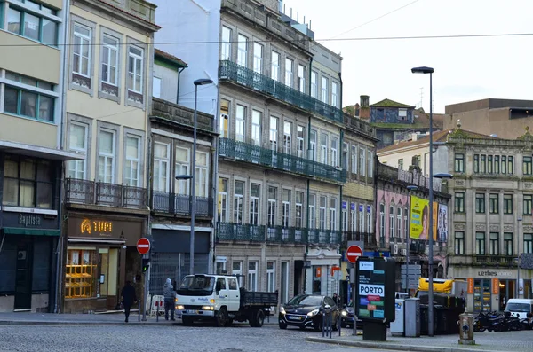 Porto Portugal 2020 Stedelijke Architectuur Het Centrum Van Stad Aan — Stockfoto