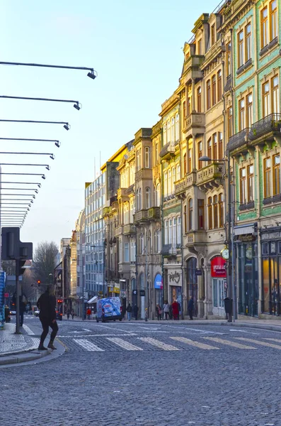Porto Portugalia 2020 Architektura Miejska Centrum Miasta Przy Ulicy Bolho — Zdjęcie stockowe