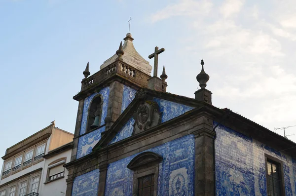 Oporto Portogallo 2020 Capela Das Almas Cappella Delle Anime Cappella — Foto Stock