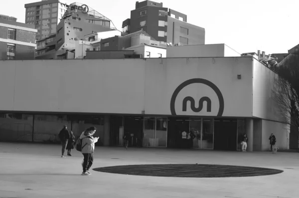 Porto Portekiz 2020 Metro Trindade Trindade Stasyonu Şehrin Merkezinde Belediye — Stok fotoğraf